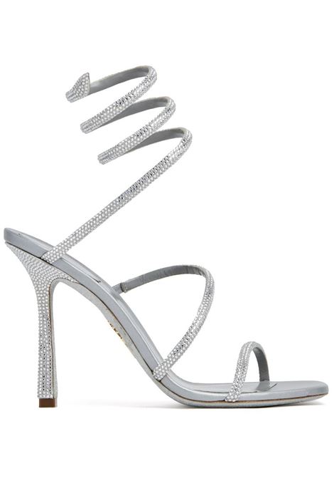 Silver spiral-design heeled sandals René Caovilla - women